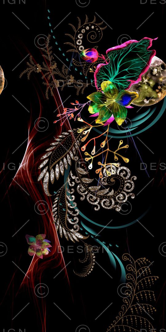 定位花印花华亿平台图片