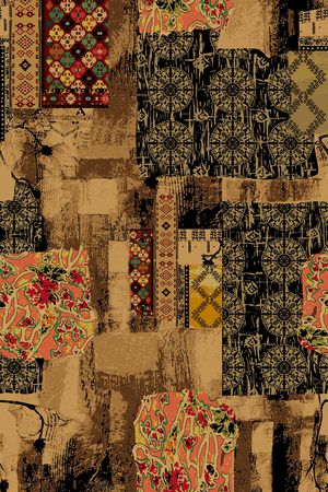 几何印花华亿平台图片