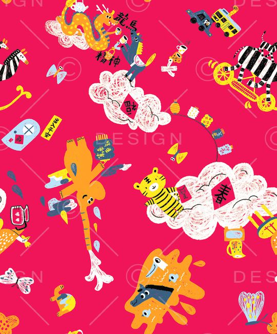 几何印花华亿平台图片