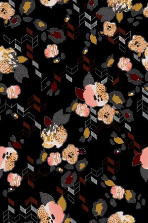 几何印花华亿平台图片