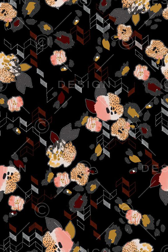 几何印花华亿平台图片