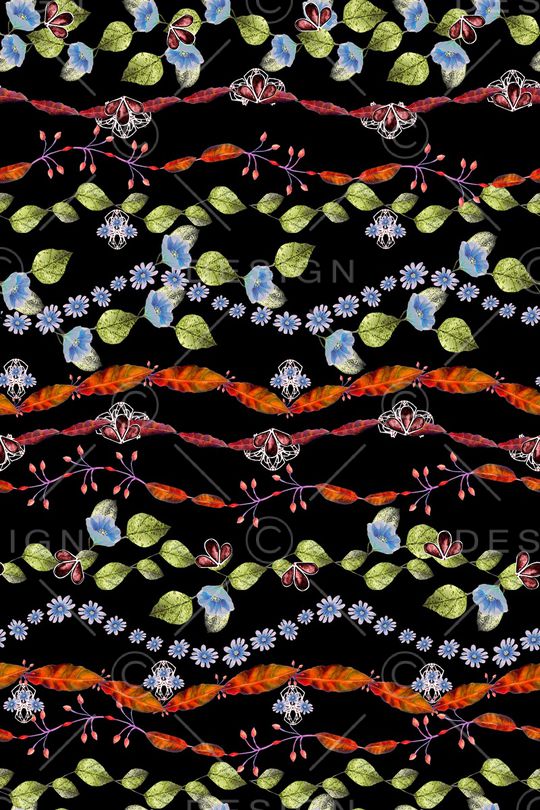 绿植树叶印花华亿平台图片
