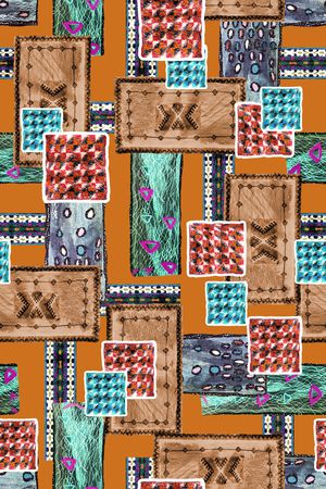 几何印花华亿平台图片