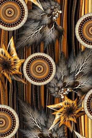 几何印花华亿平台图片