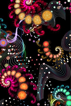 几何印花华亿平台图片