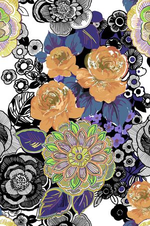 定位花印花华亿平台图片