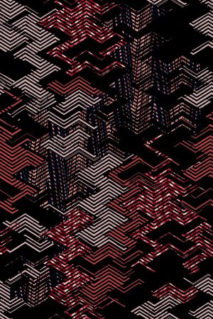 几何印花华亿平台图片