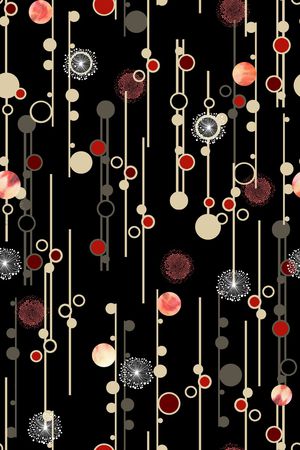 几何印花华亿平台图片