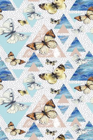 几何印花华亿平台图片