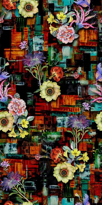 几何印花华亿平台图片