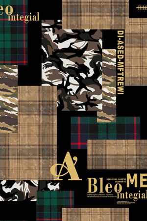 格子印花华亿平台图片