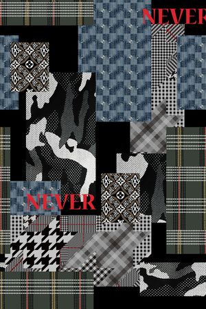 几何印花华亿平台图片