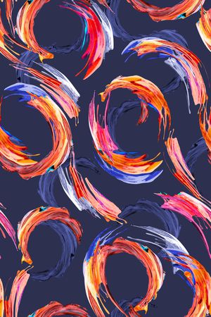 笔触印花华亿平台图片