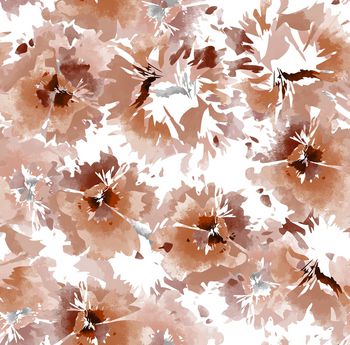 水墨风印花华亿平台图片