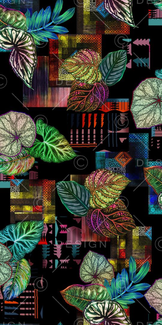 几何印花华亿平台图片