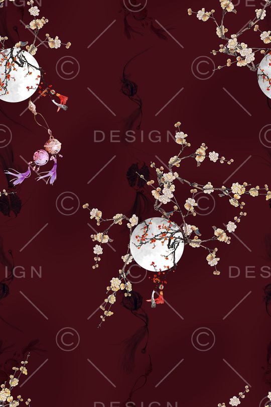 旗袍印花华亿平台图片