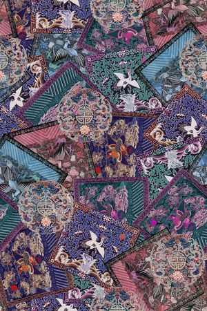 香云纱印花华亿平台图片