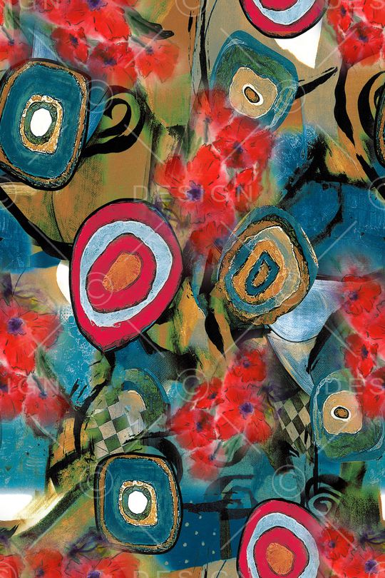 几何印花华亿平台图片