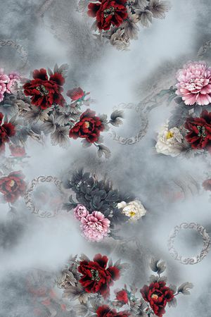 中国风印花华亿平台图片