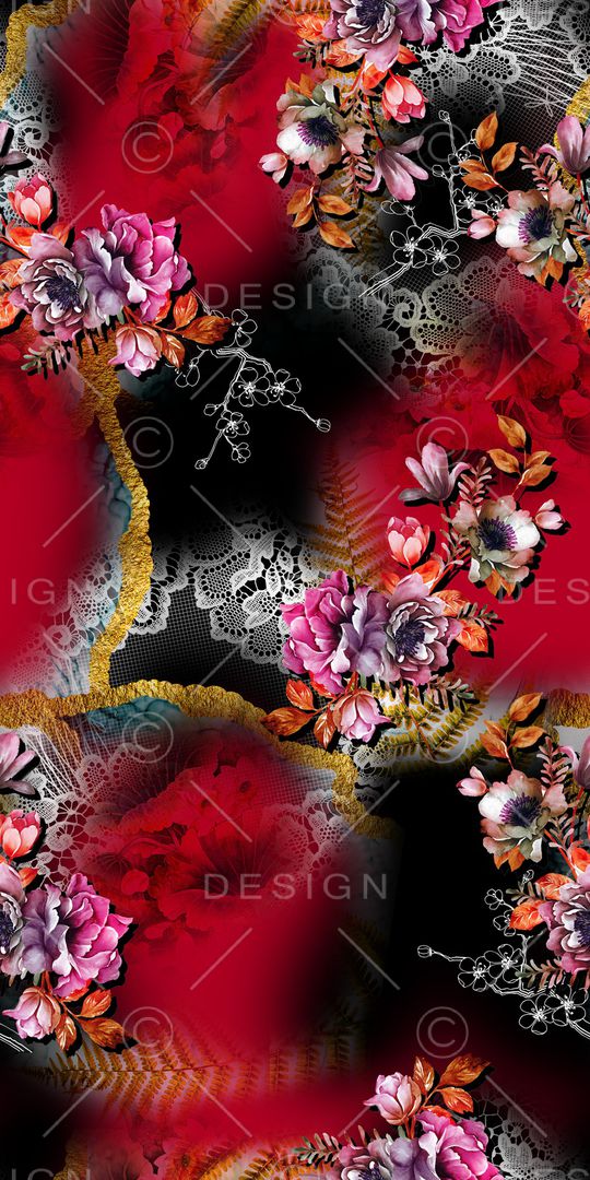 大牌风印花华亿平台图片