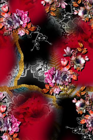 大牌风印花华亿平台图片