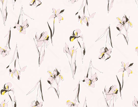 彩底花卉印花华亿平台图片