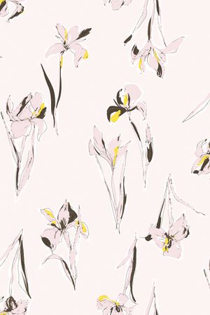 彩底花卉印花华亿平台图片