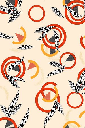 连衣裙印花华亿平台图片