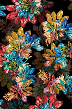 抽象印花华亿平台图片