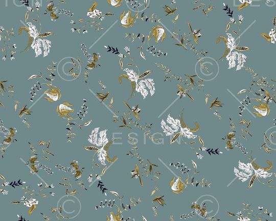 绿植树叶印花华亿平台图片