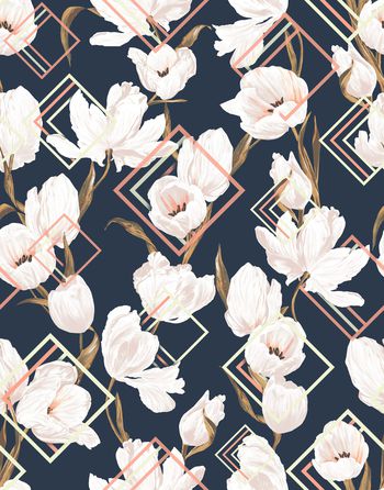 绿植树叶印花华亿平台图片