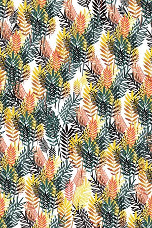 绿植树叶印花华亿平台图片