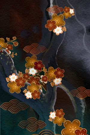 梅花印花华亿平台图片