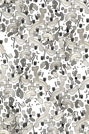 抽象男装印花华亿平台图片