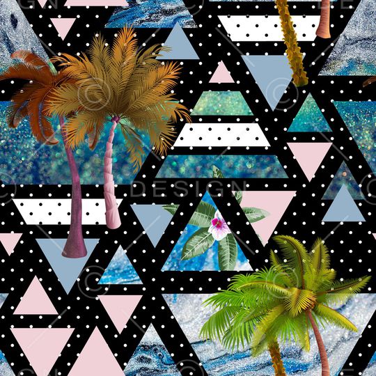 几何印花华亿平台图片