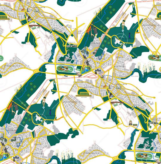 地图印花华亿平台图片