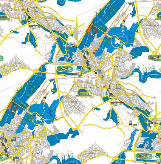 地图印花华亿平台图片