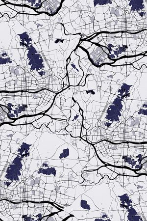 地图印花华亿平台图片