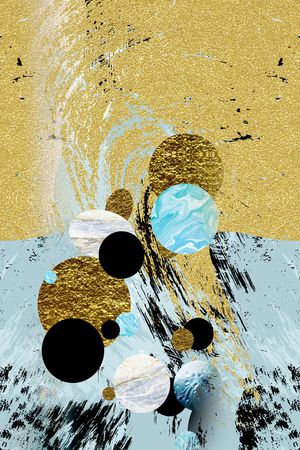 几何印花华亿平台图片