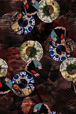 几何印花华亿平台图片