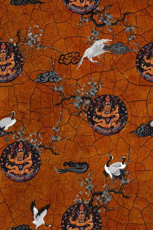 香云纱印花华亿平台图片