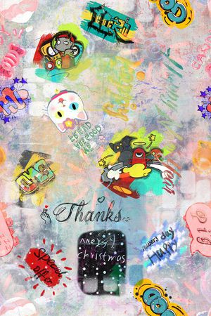 卡通印花华亿平台图片