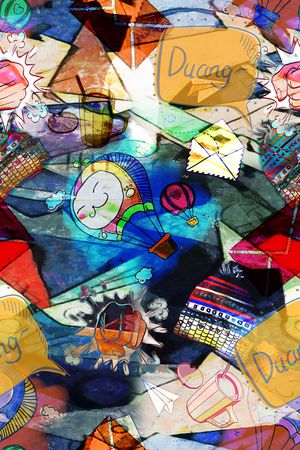 卡通印花华亿平台图片