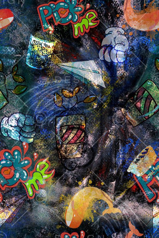 卡通印花华亿平台图片