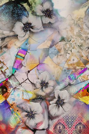 定位花印花华亿平台图片