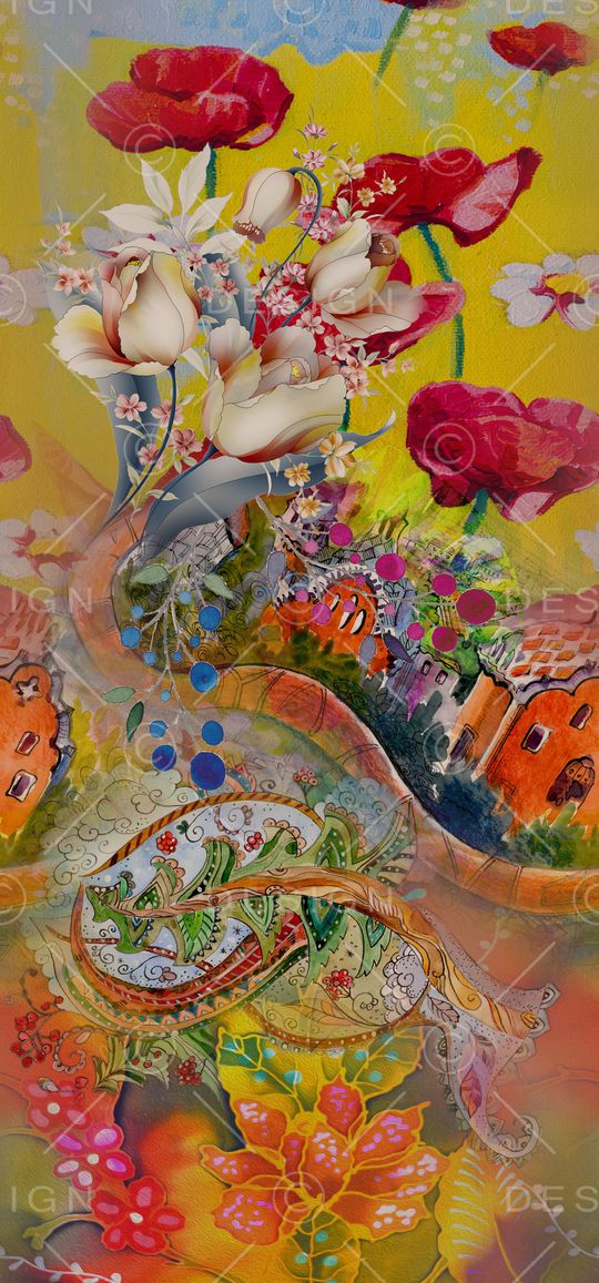 定位花印花华亿平台图片