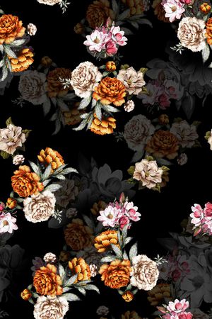 黑白华亿平台印花华亿平台图片