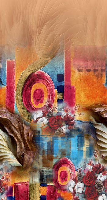 几何印花华亿平台图片