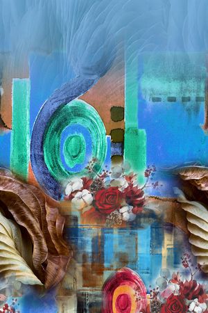 几何印花华亿平台图片