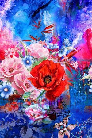 定位花印花华亿平台图片